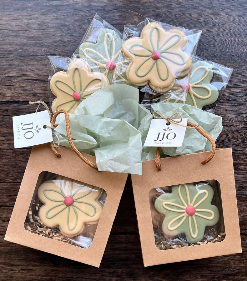 Deluxe Sugar Cookies - Singles or Gift Bag Trio Deluxe Sugar Cookies - Singles or Gift Bag Trio